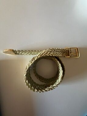 JCrew Women’s Italian Leather Woven Belt